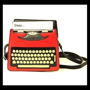 Red Typewriter Crossbody Purse 👛